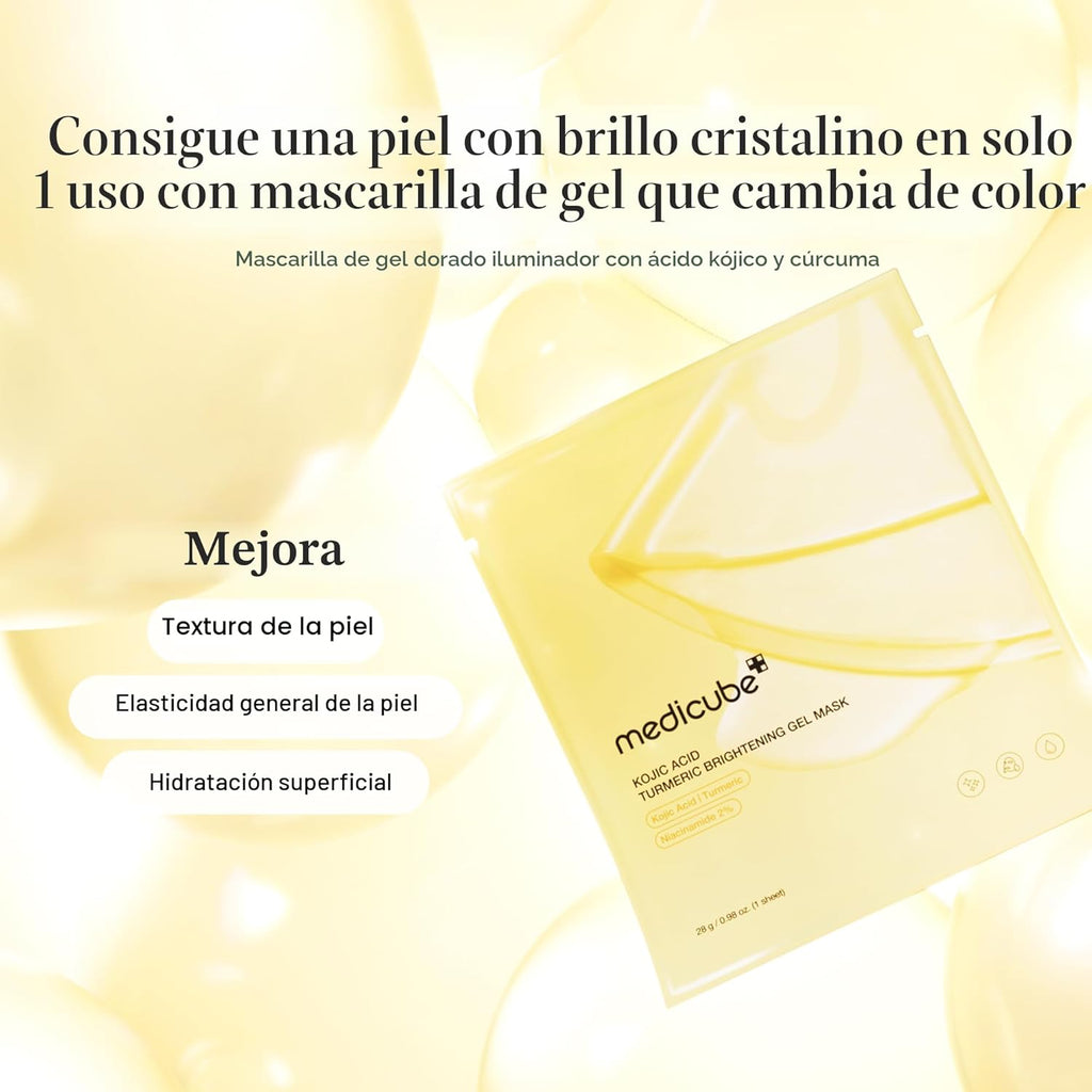 MEDICUBE Kojic Acid Turmeric Gold Jelly Gel Mask