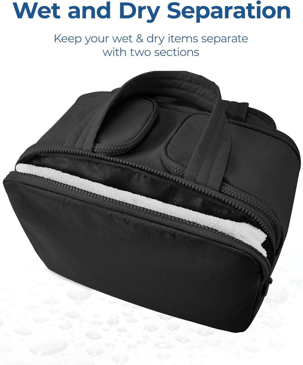 BAGSMART Travel Toiletry Bag,