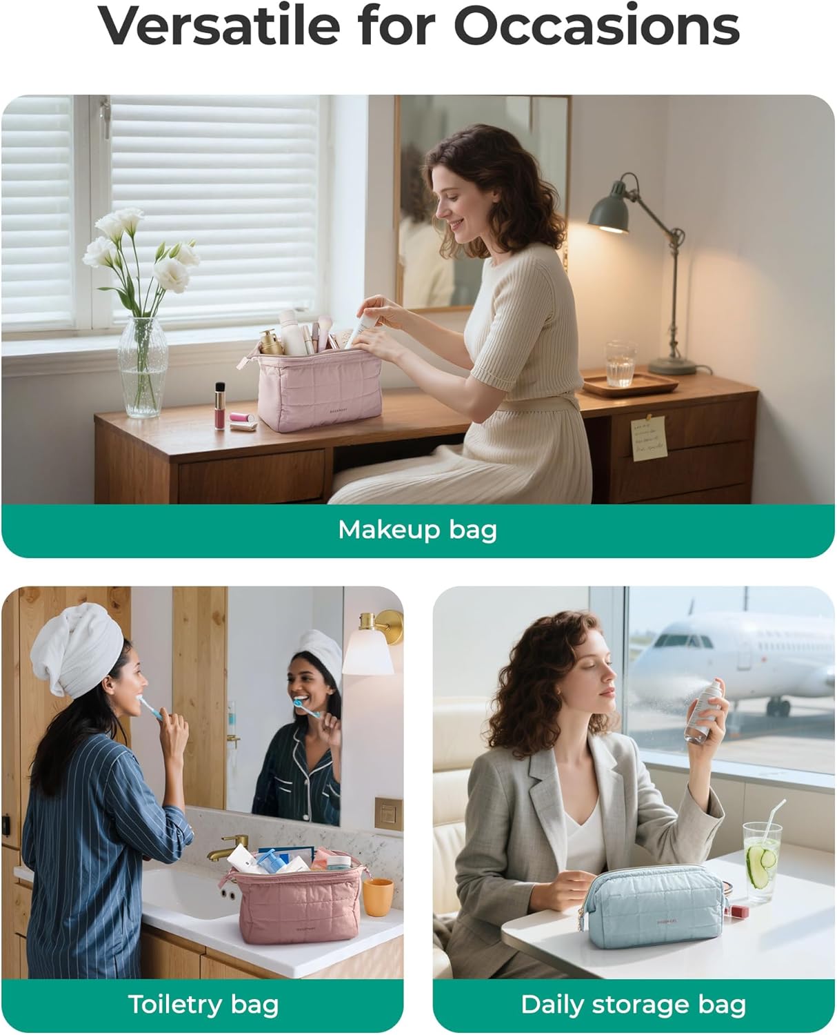 BAGSMART MAKEUP BAG