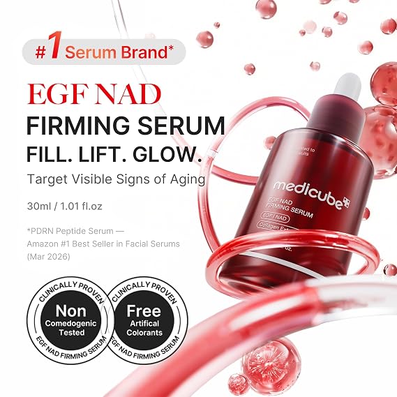 medicube Suero reafirmante NAD EGF para rostro y cuerpo, elasticidad