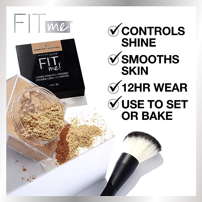 Maybelline, Fit Me, Loose Finishing Powder