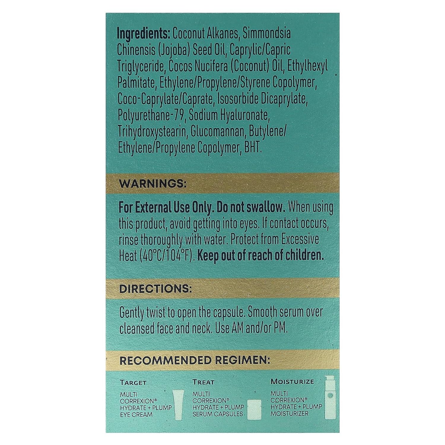 RoC,  MULTI CORREXION® HYDRATE + PLUMP SERUM CAPSULES 30c