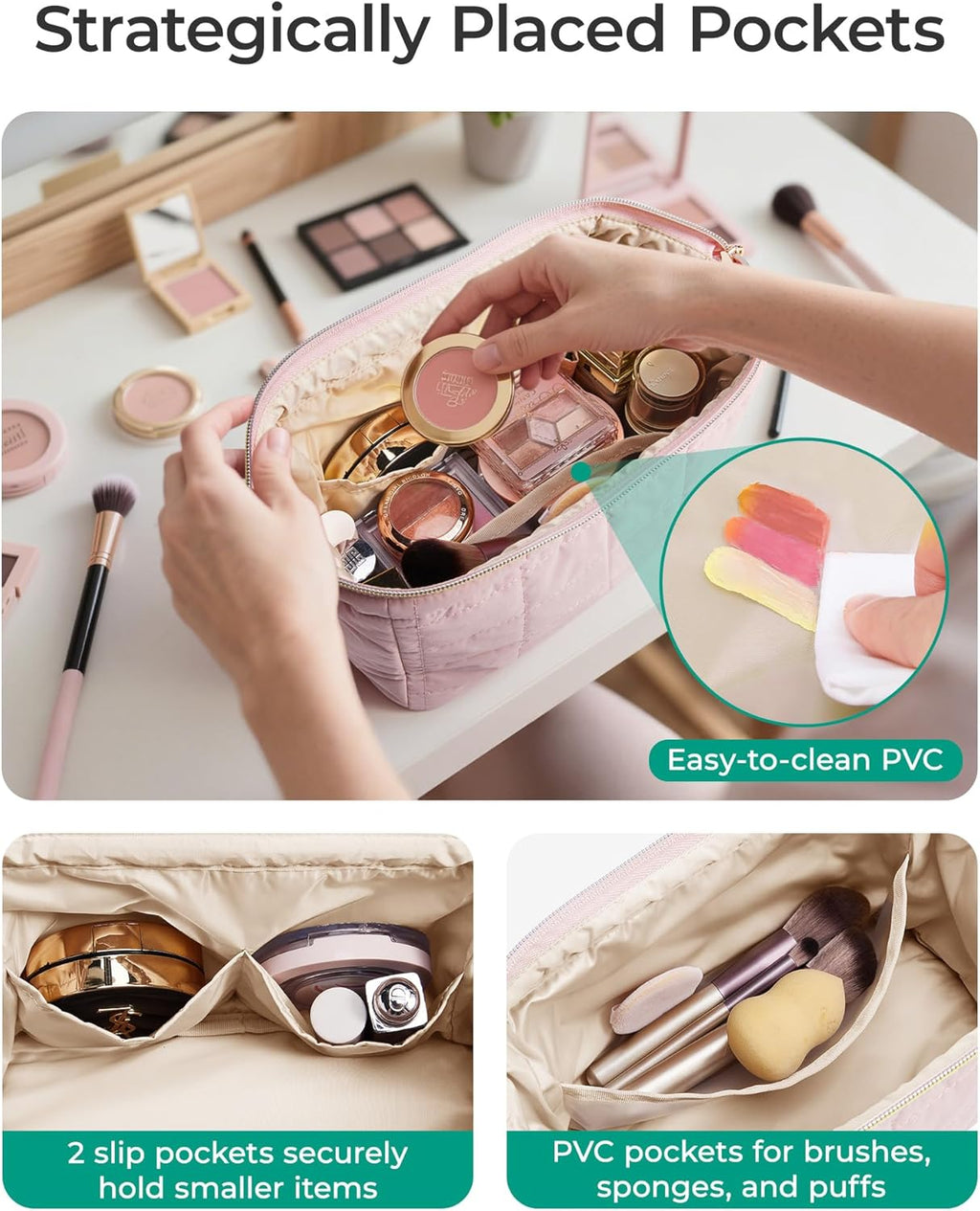 BAGSMART MAKEUP BAG