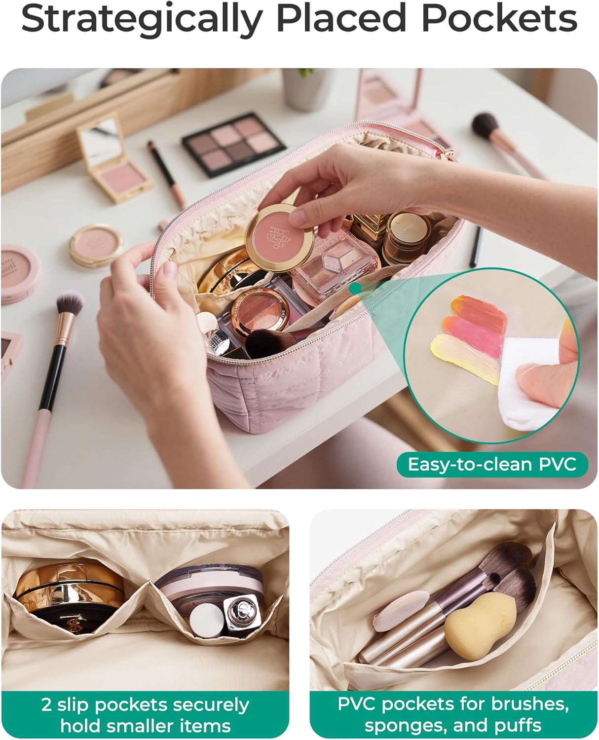 BAGSMART MAKEUP BAG