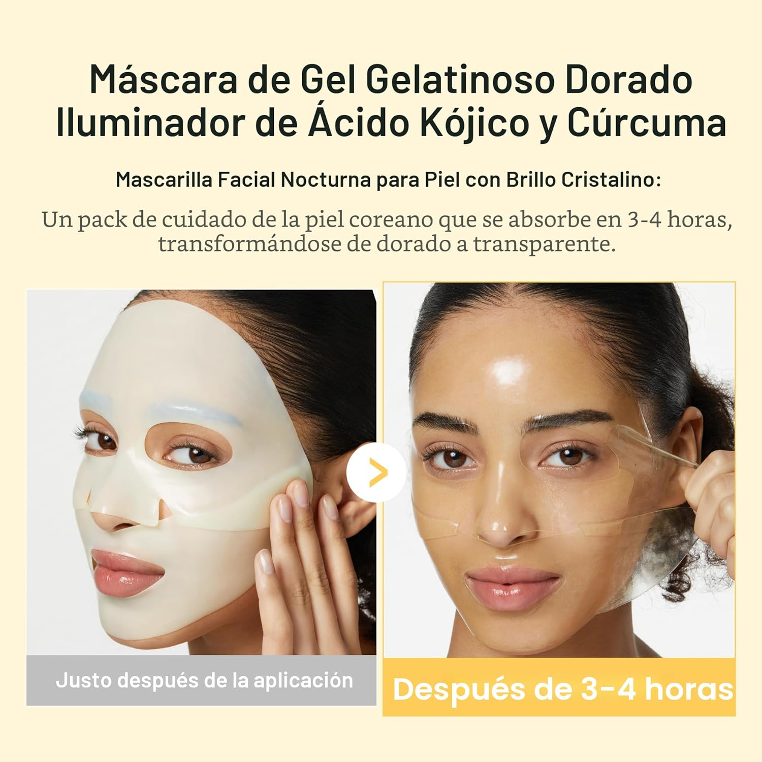 MEDICUBE Kojic Acid Turmeric Gold Jelly Gel Mask