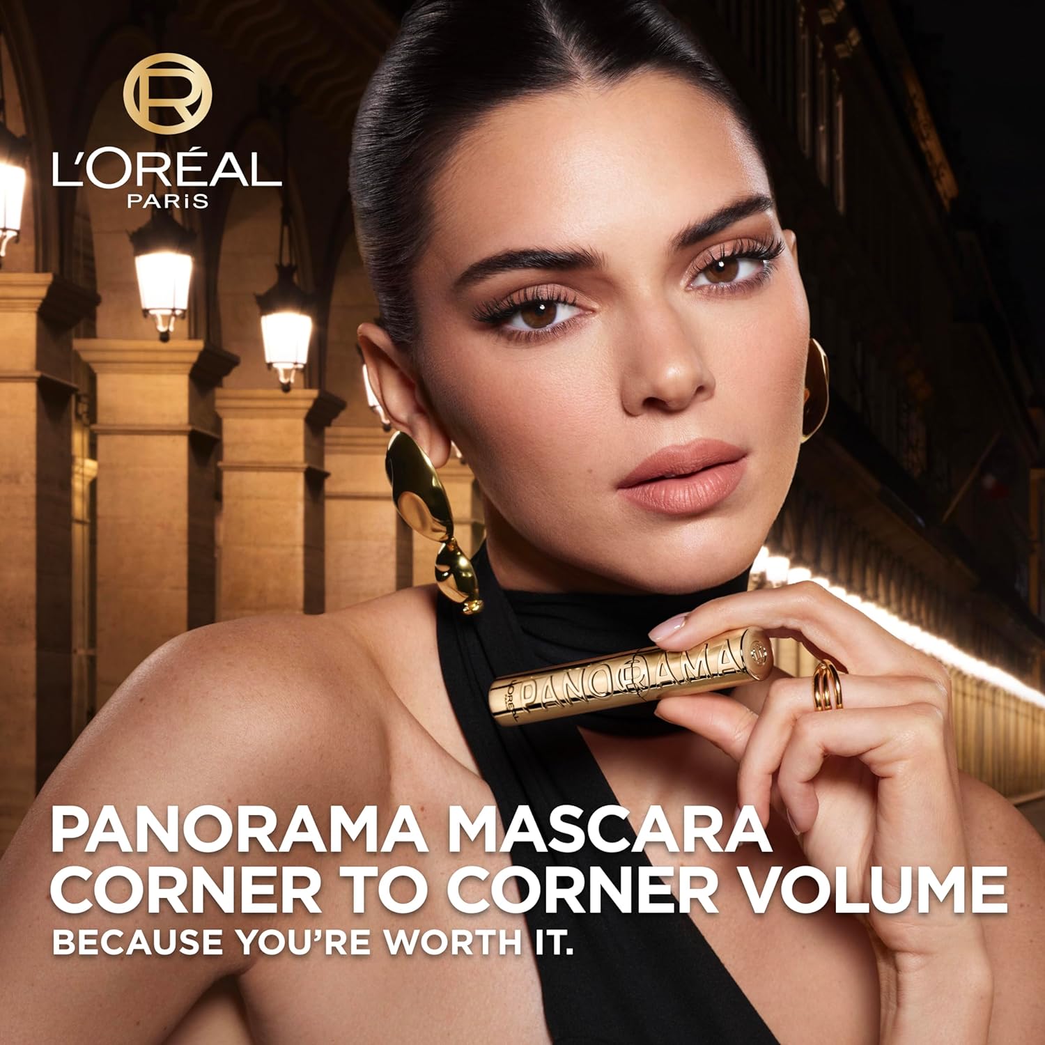 L'Oreal Paris - Máscara de rímel panorámica voluminosa waterproff