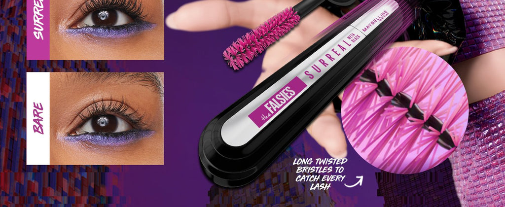 Maybelline New York Surreal Extensions Washable Lengthening Mascara Eye Makeup
