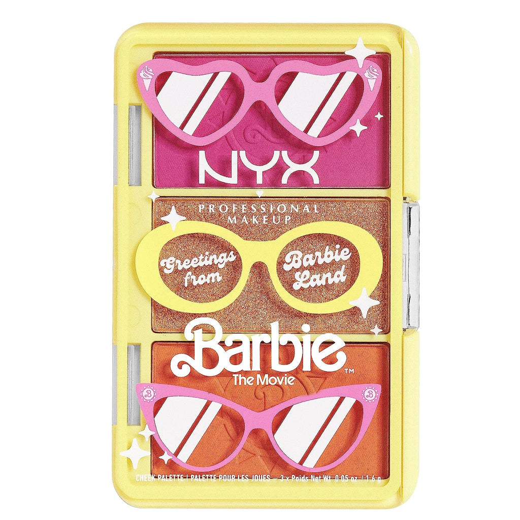 NYX PROFESSIONAL MAKEUP BARBIE Mini Cheek Palette - Greeting From