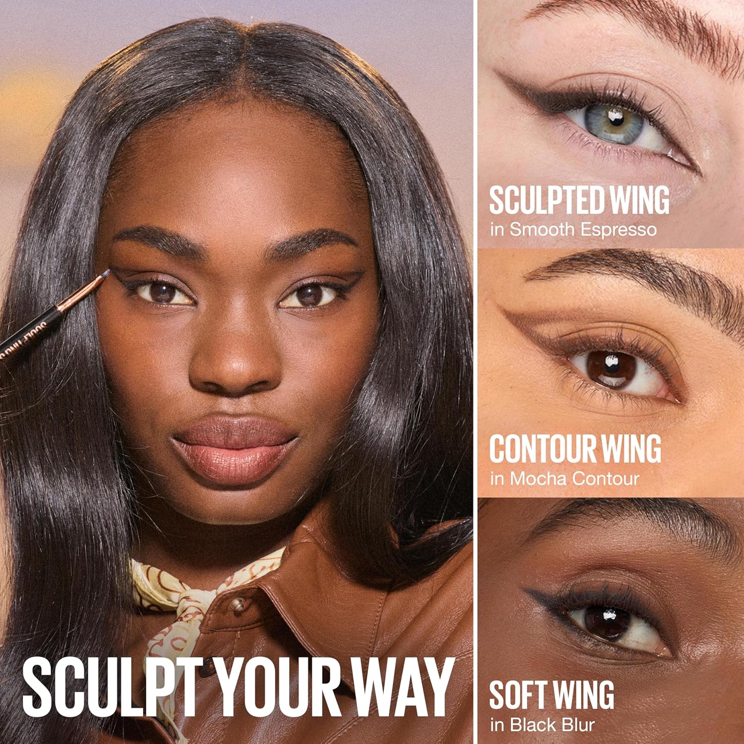 MAYBELLINE Sculpting Stix Delineador de ojos 2 en 1