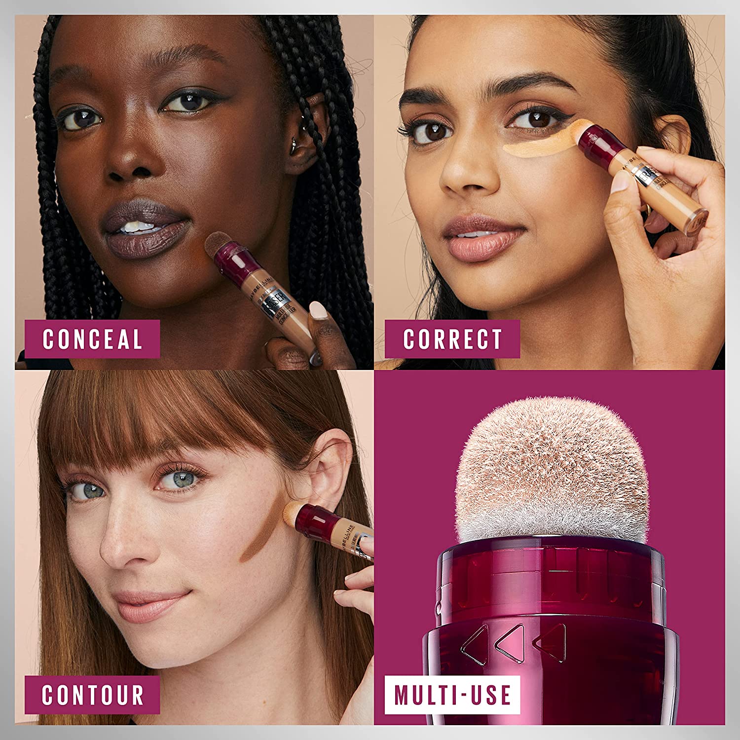 Maybelline - Corrector para el tratamiento de las ojeras Instant Age Rewind multiusos, 160