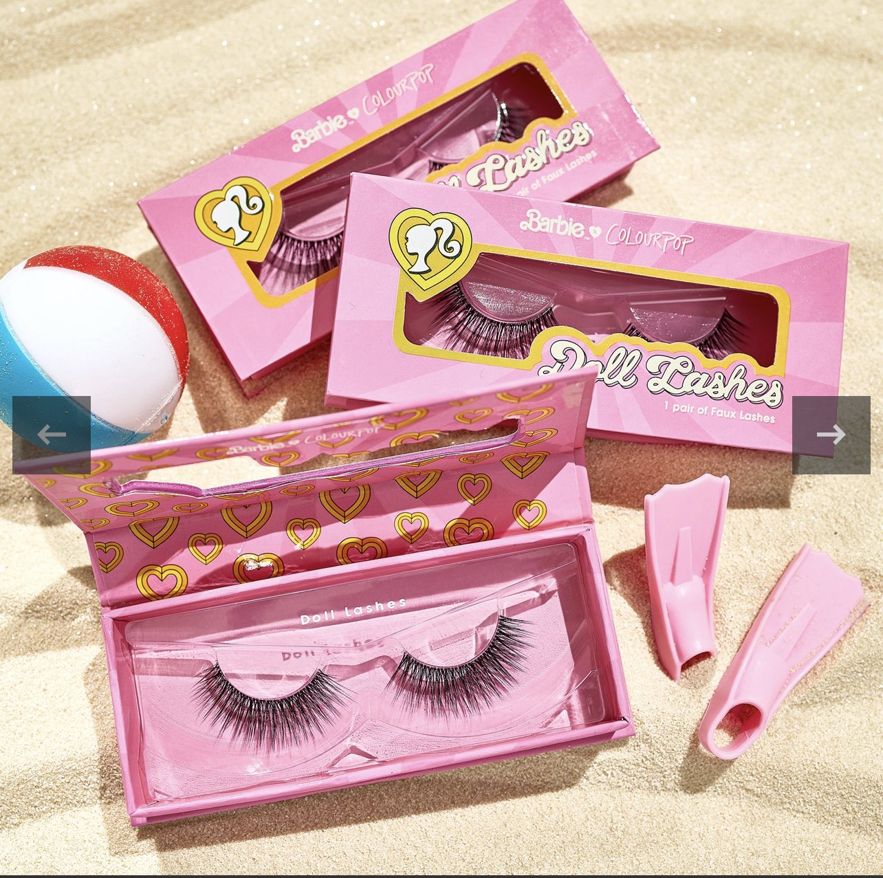 doll lashes falsies faux lashes COLOURPOP