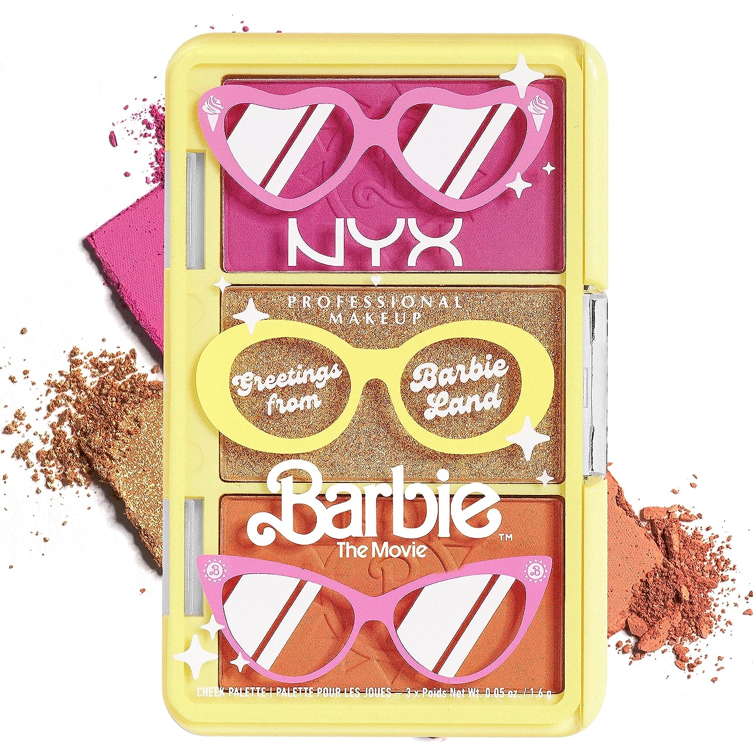 NYX PROFESSIONAL MAKEUP BARBIE Mini Cheek Palette - Greeting From