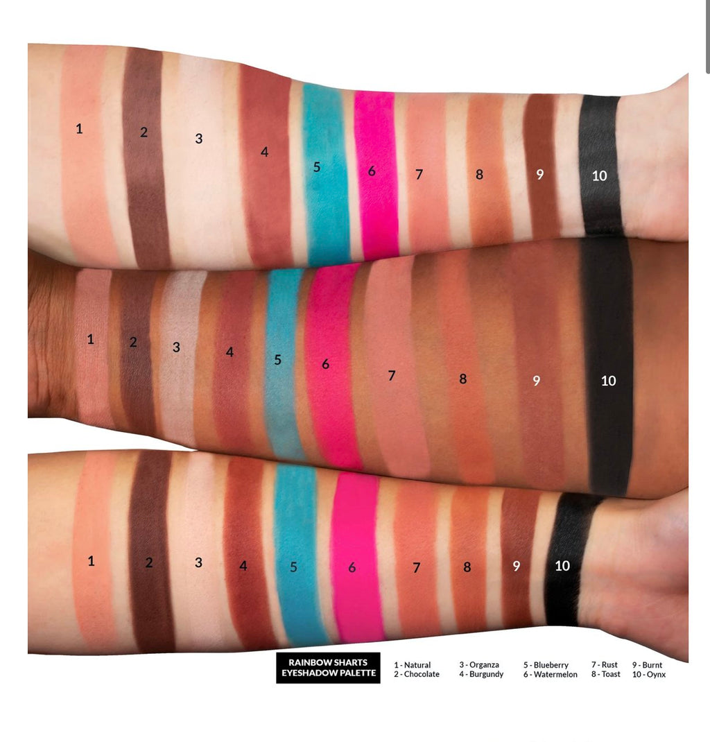 RAINBOW SHARTS PALETTE KETNIPZ X KIMCHI CHIC BEAUTY COLLECTOR'S