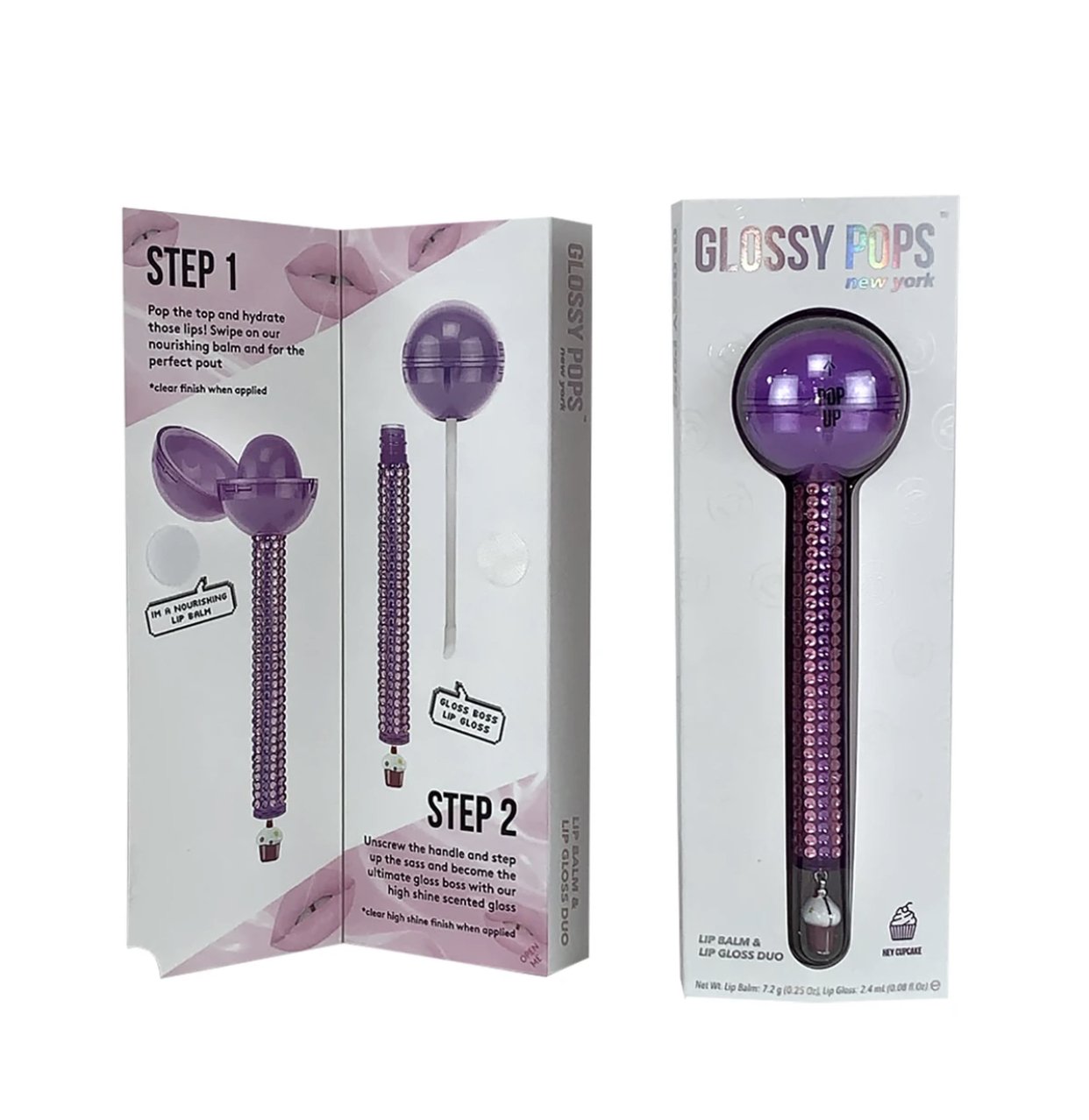 GLOSSY POPS  HEY CUPCAKE