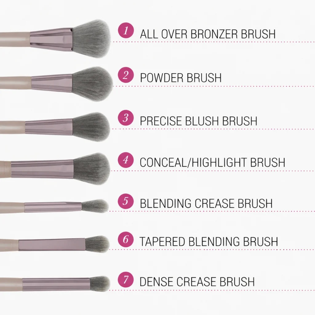 Bh cosmetic lavish elegance 15 piece brush set
