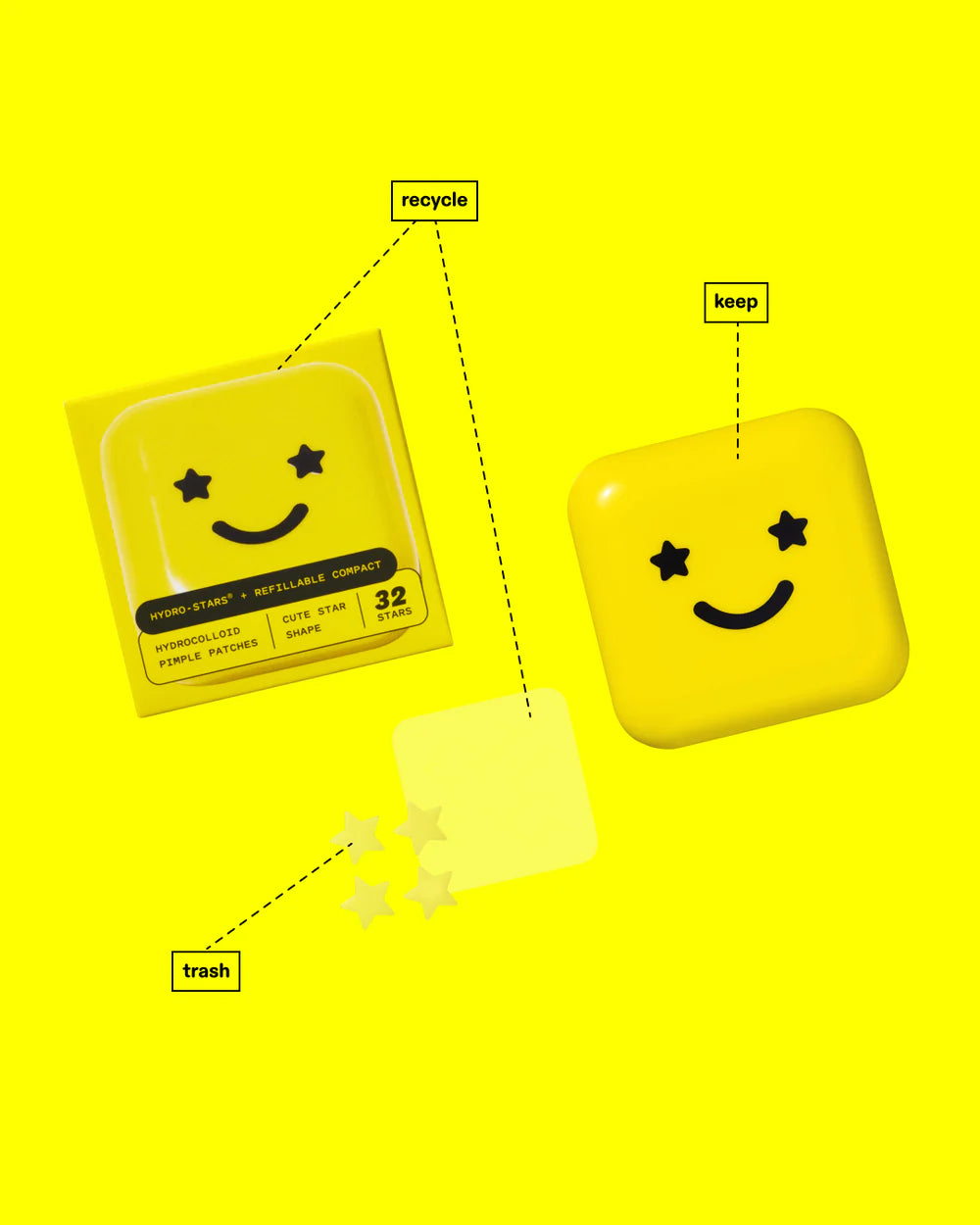 Starface Hydro-Stars + Refillable Compact32.0ea