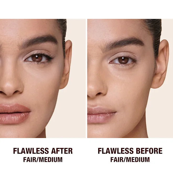 CHARLOTTE TILBURY AIRBRUSH BRIGHTENING FLAWLESS FINISH FAIR - MEDIUM TRAVEL