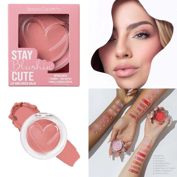 BEAUTY CREATION STAY BLUSHING CUTE - LIP AND CHEEK BALM
