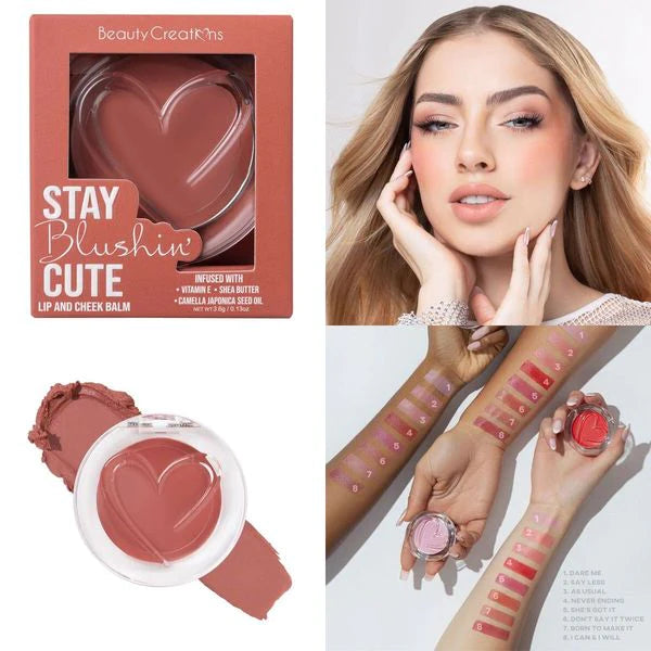 BEAUTY CREATION STAY BLUSHING CUTE - LIP AND CHEEK BALM