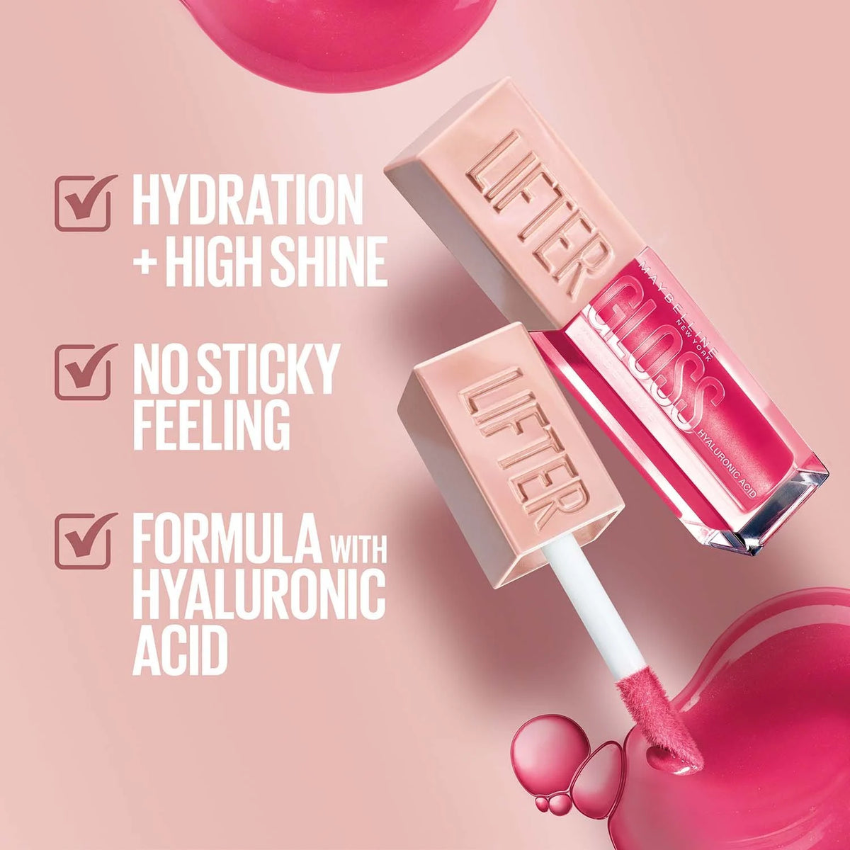 MAYBELLINE Lifter Gloss® Lip Gloss Makeup With Hyaluronic Acid -  Gummy Bear