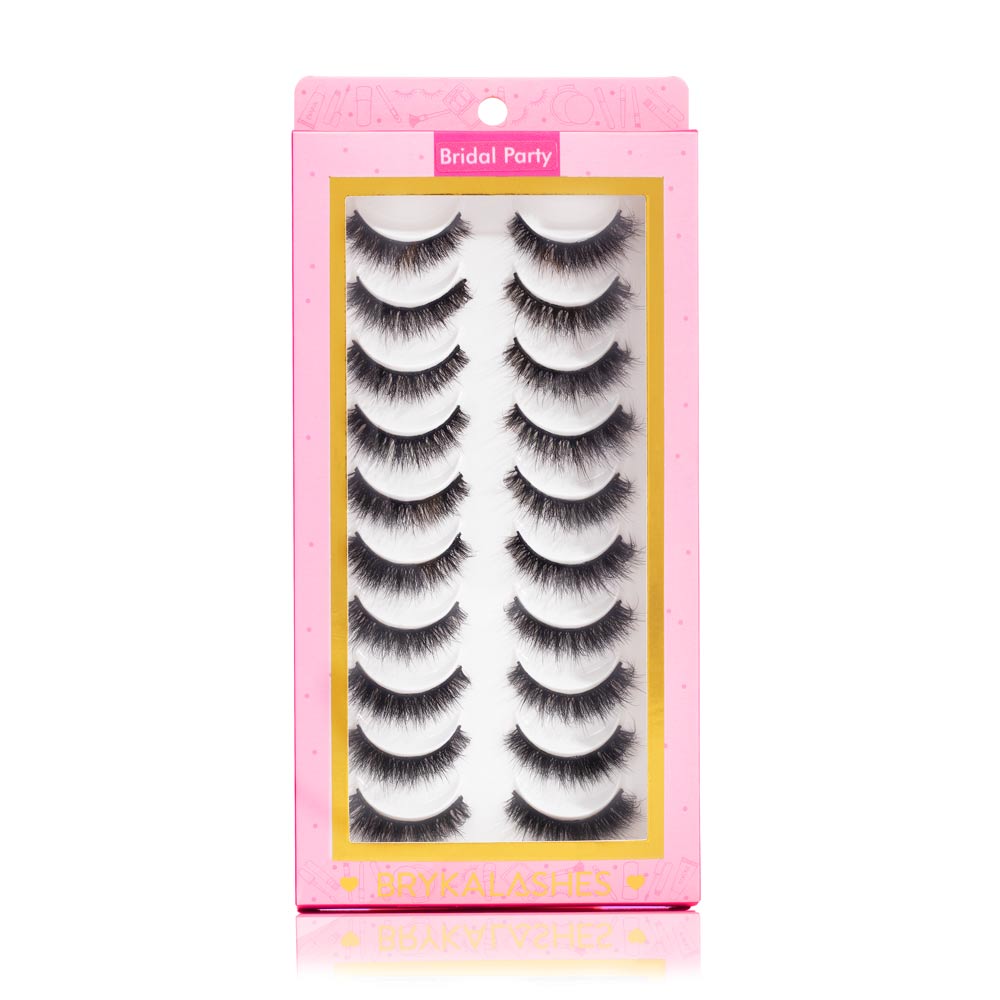 BRYKA Pestañas 5d Bridal Party x 10 pares