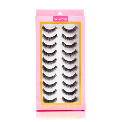 BRYKA Pestañas 5d Bridal Party x 10 pares
