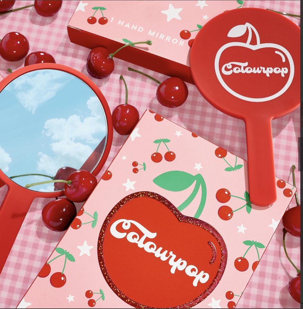 mon cherry hand mirror makeup tools & accessories COLOURPOP