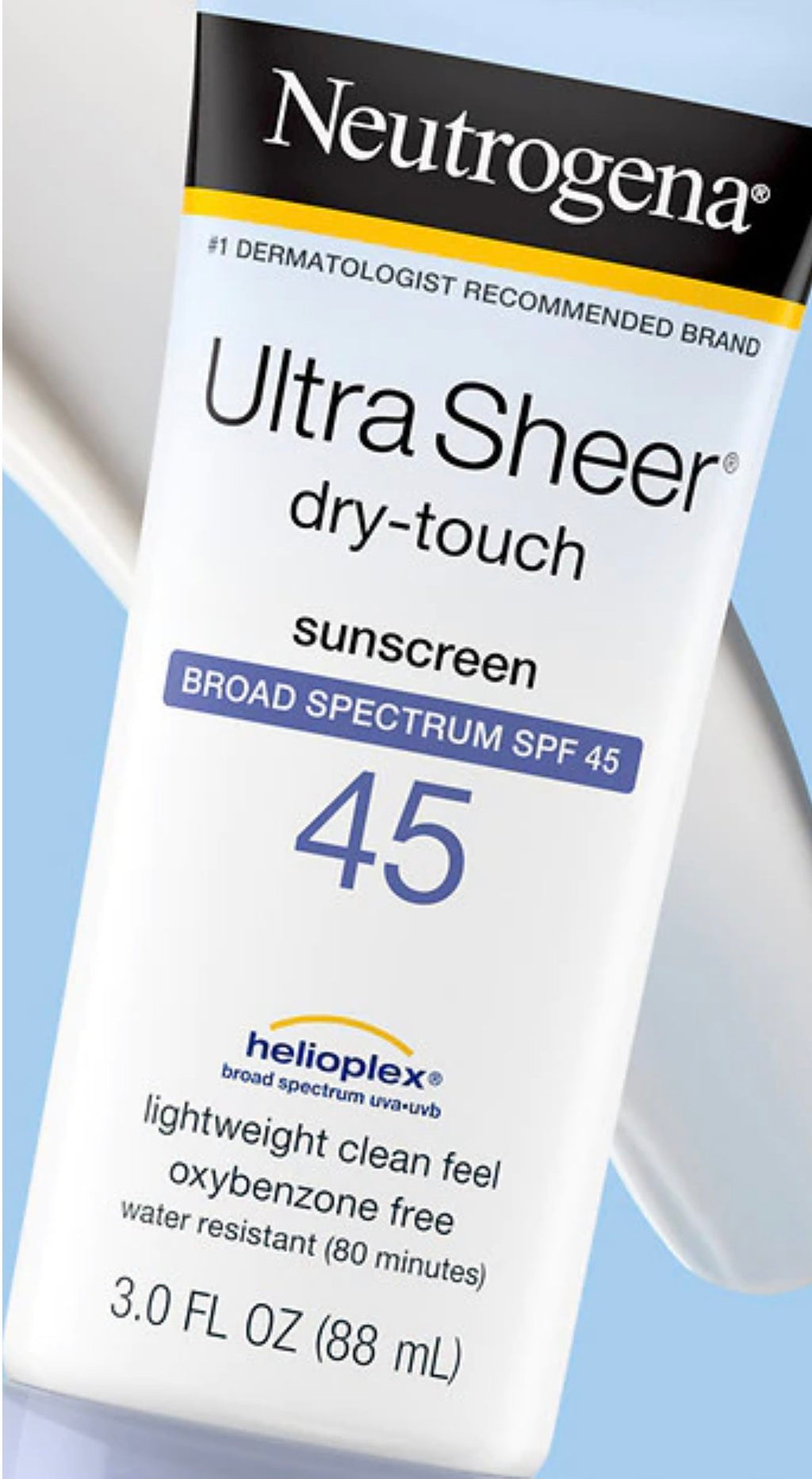Neutrogena Ultra Sheer Dry-Touch Water Resistant Sunscreen SPF 45