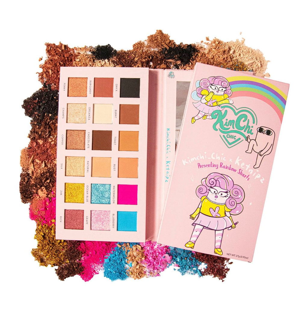 RAINBOW SHARTS PALETTE KETNIPZ X KIMCHI CHIC BEAUTY COLLECTOR'S