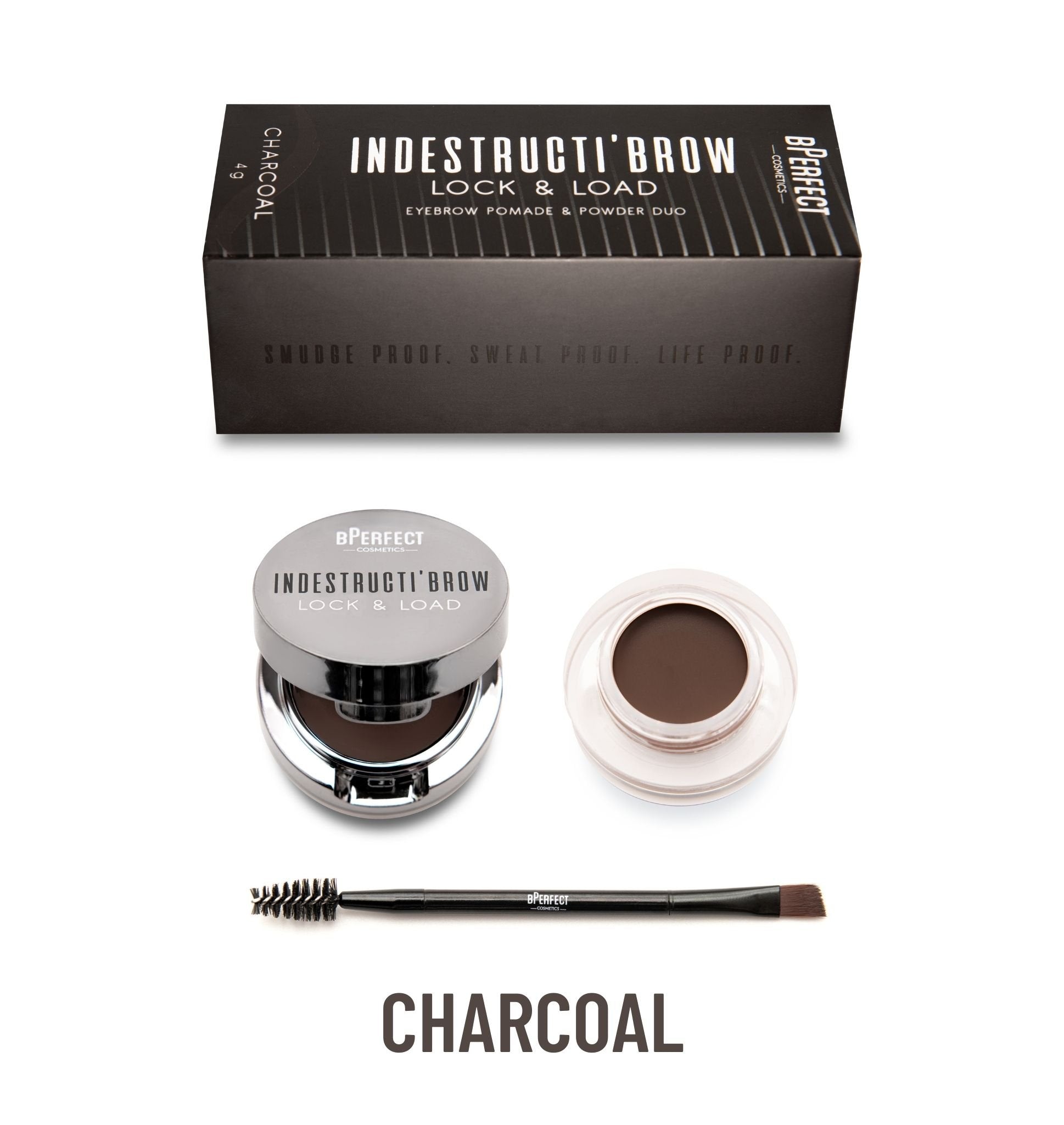 BPERFECT INDESTRUCTI’BROW LOCK & LOAD EYEBROW POMADE & POWDER DUO