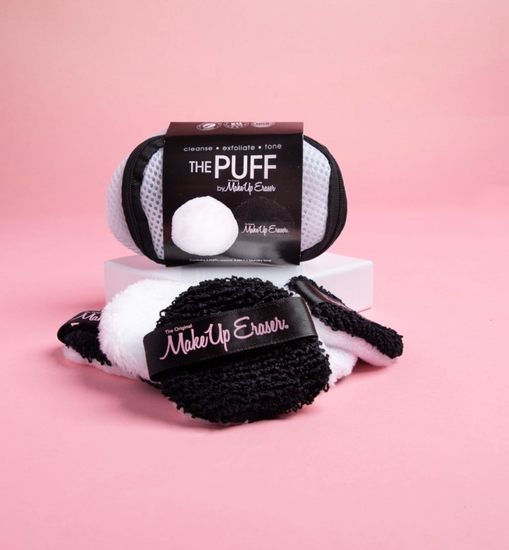 THE PUFF: cleanse, exfoliate, tone MAKEUP ERASER