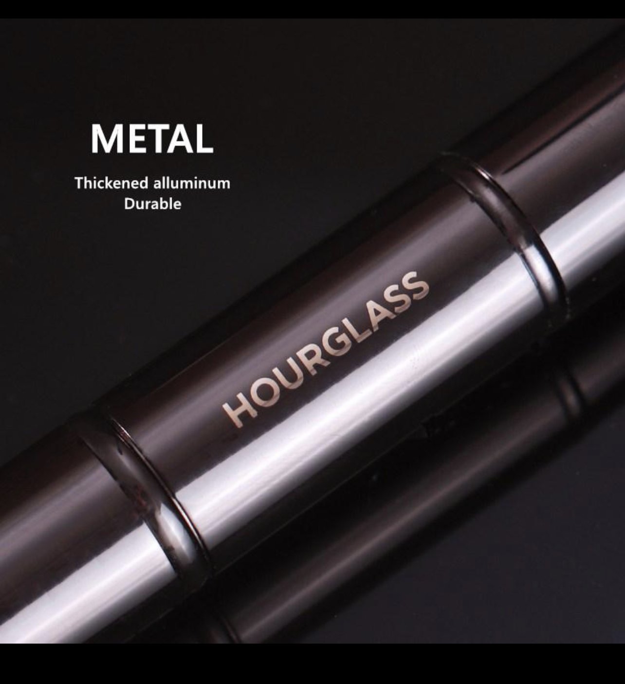 HOURGLASS  RETRACTABLE DOUBLE-ENDED COMPLEXION BRUSH