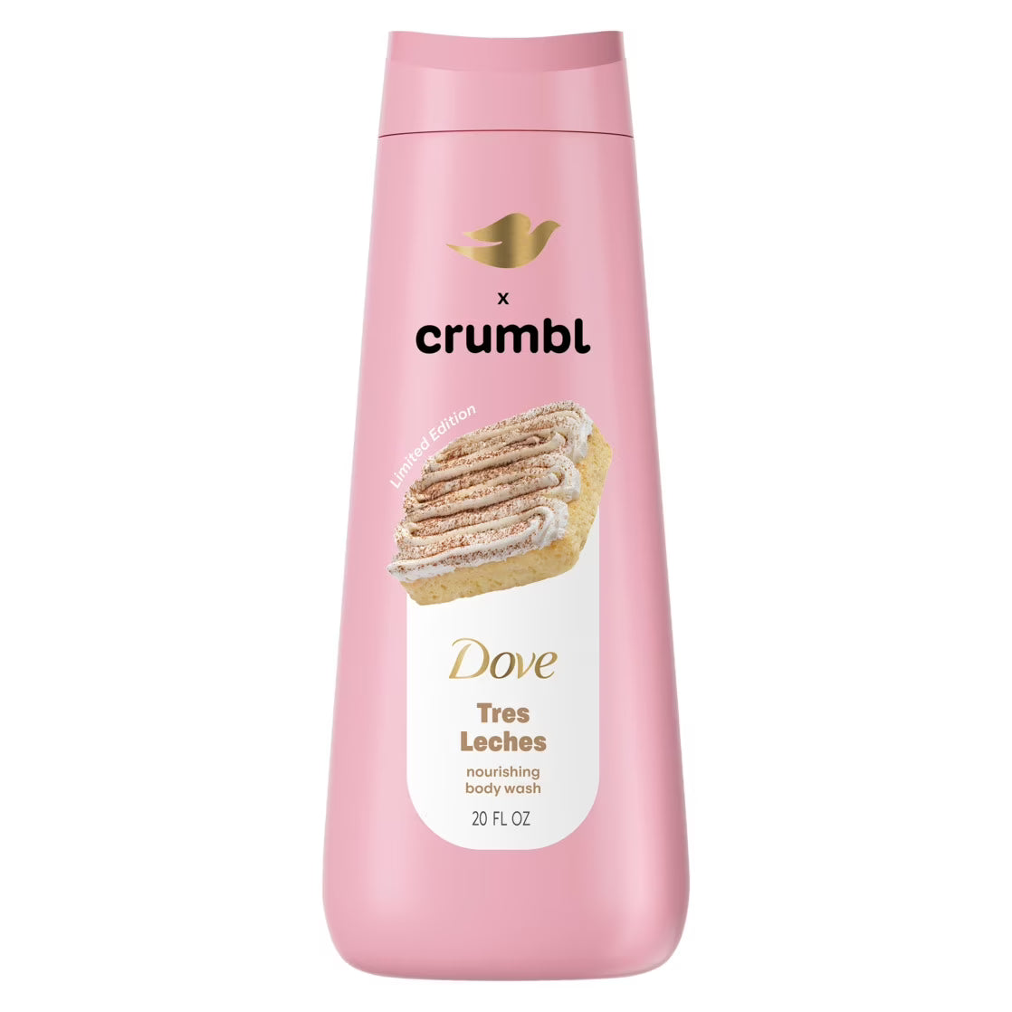 Dove x Crumbl Tres Leches Edición Limitada Gel de Baño,