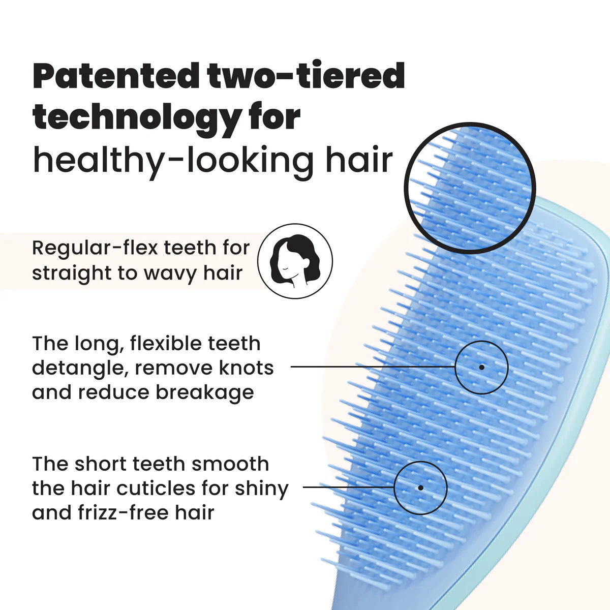 Tangle Teezer The Ultimate Detangler Denim Blues