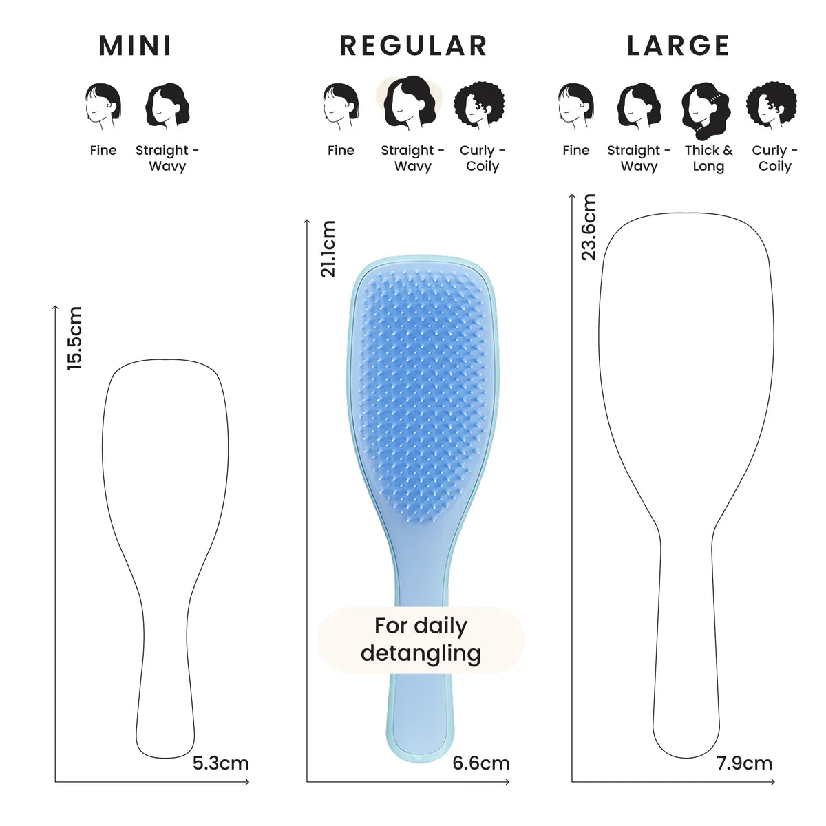 Tangle Teezer The Ultimate Detangler Denim Blues