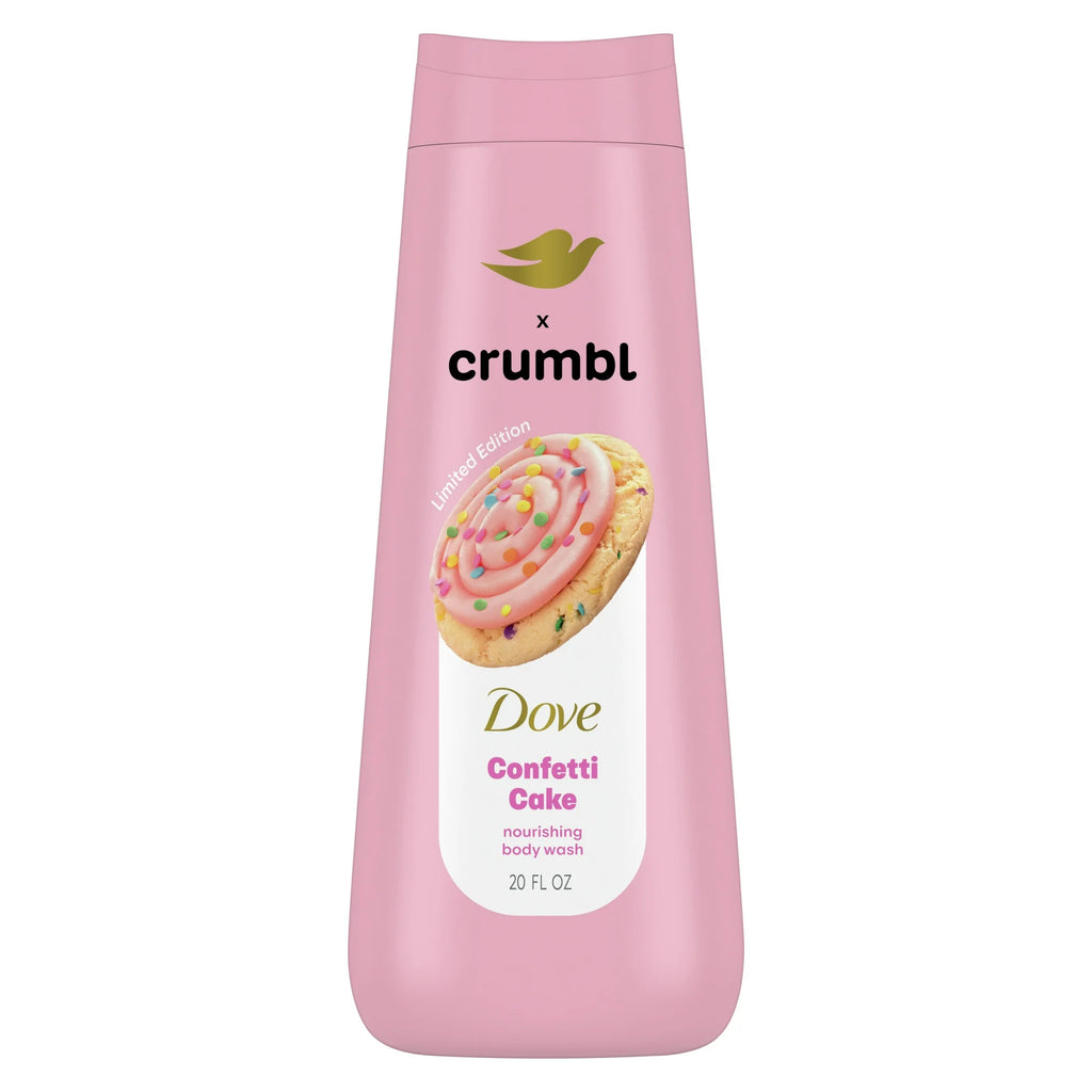 Dove Bizcocho de Confeti para Gel de Baño Líquido Humectante Mimbul, 20 oz