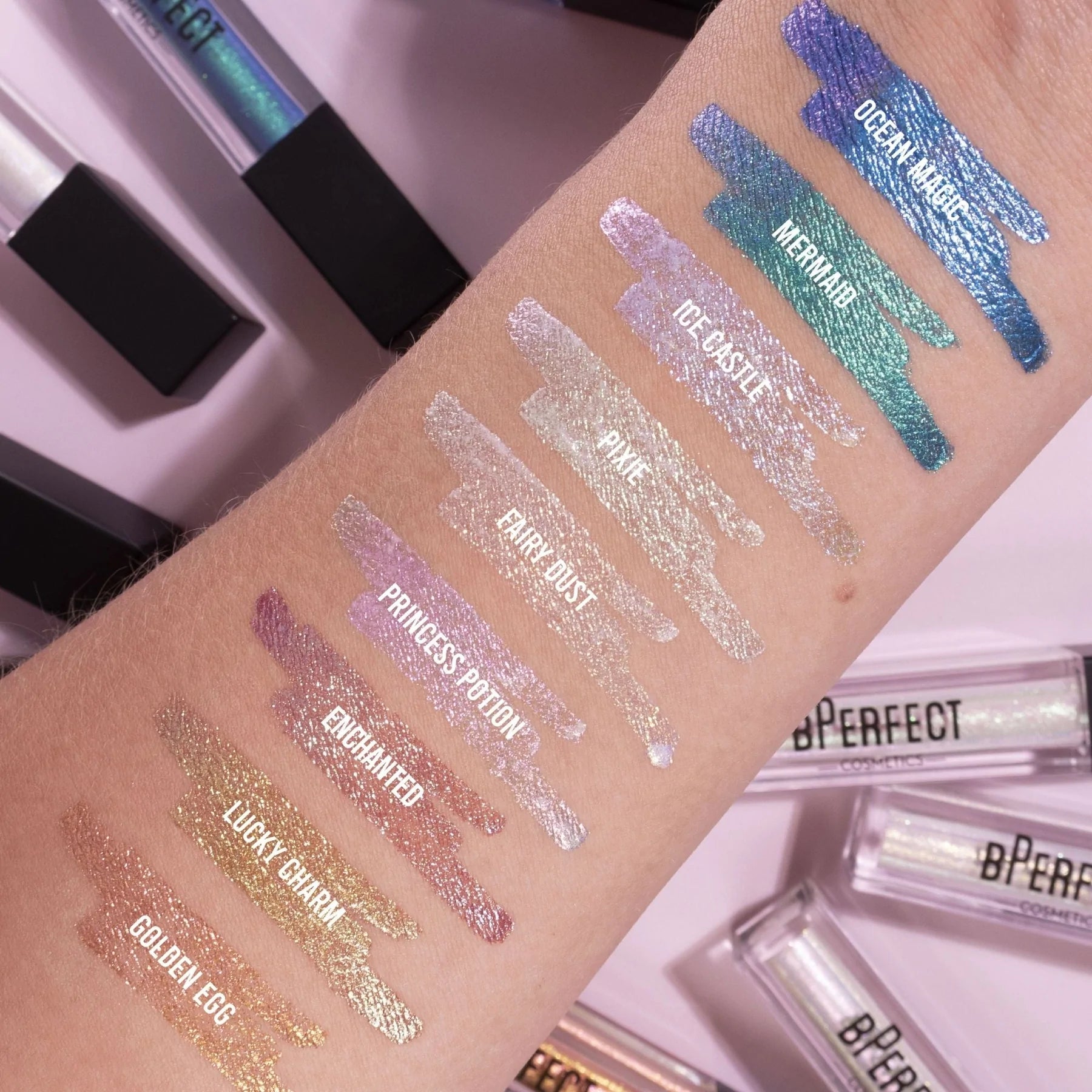 BPERFECT GLAMOUR GLITTER LIQUID EYESHADOWS