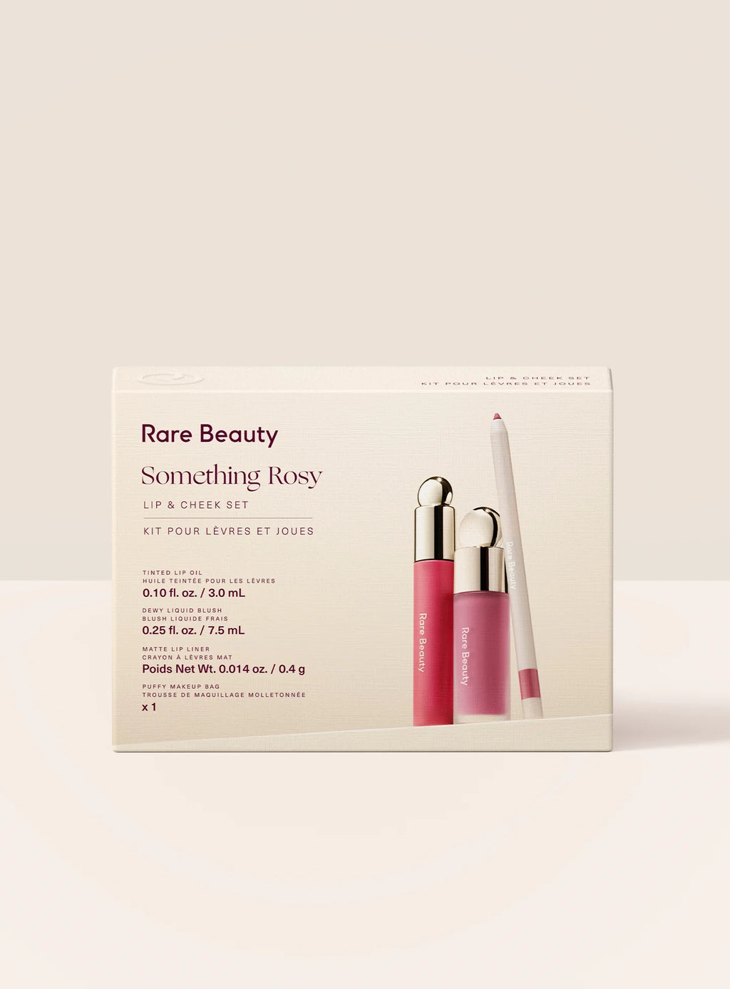 RARE BEAUTY  Something Rosy Lip & Cheek Set