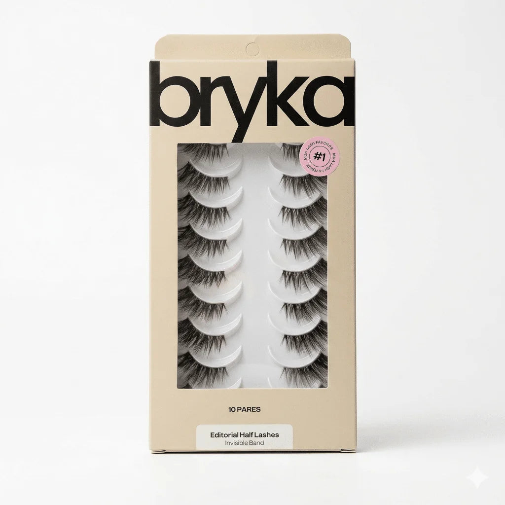 BRYKA Editorial-Half Lashes -10 Pares