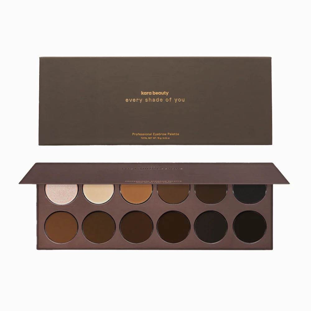 KARA BEAUTY Every Shade of You Gel & Powder Eyebrow Palette