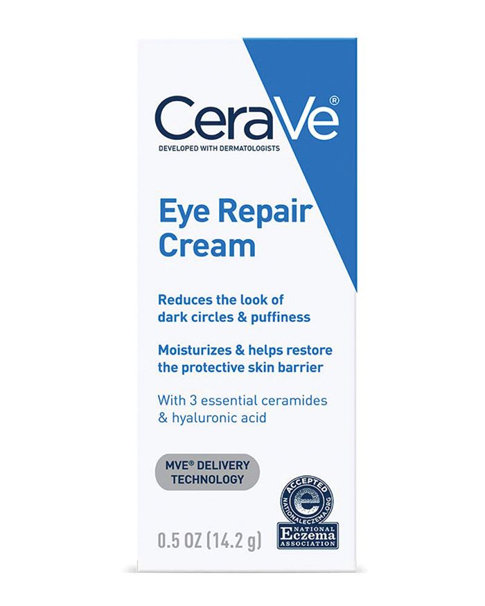 CeraVe Under Eye Repair Cream for Dark Circles and Puffiness, Fragrance-Free