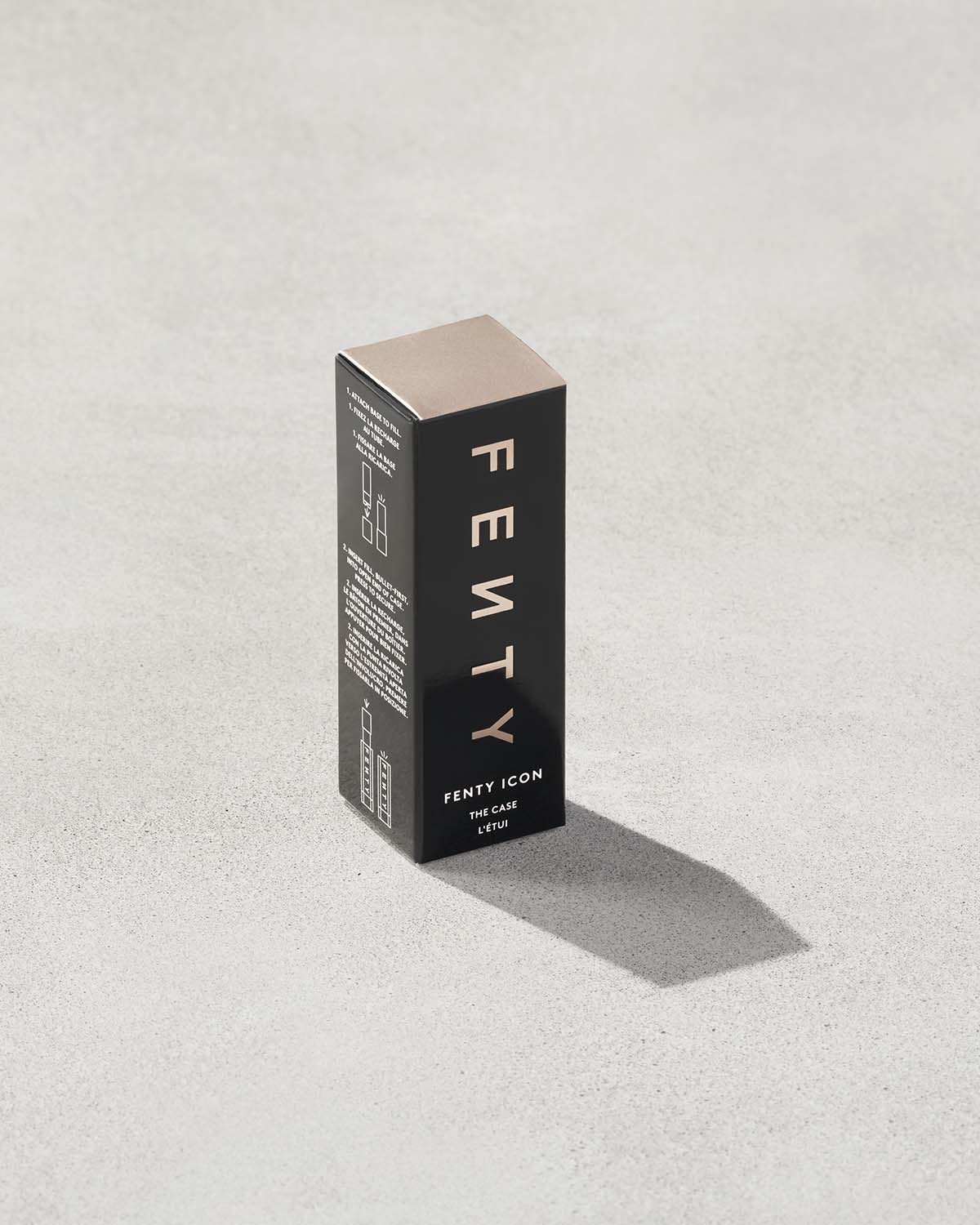 Fenty Beauty Icon The Case Semi-Matte Refillable Lipstick shade grill mast r