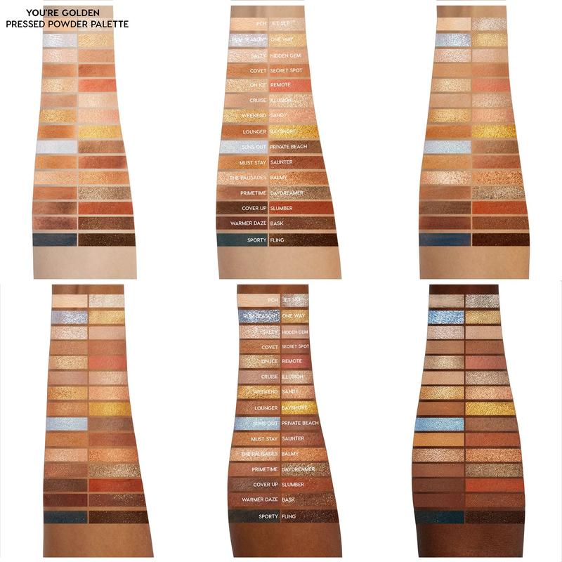 COLOURPOP YOU'RE GOLDEN shadow palette