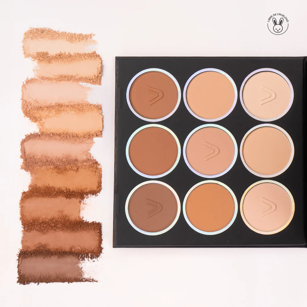 ATENEA PROFESIONAL PALETA DE POLVOS COMPACTOS NATURAL TOUCH