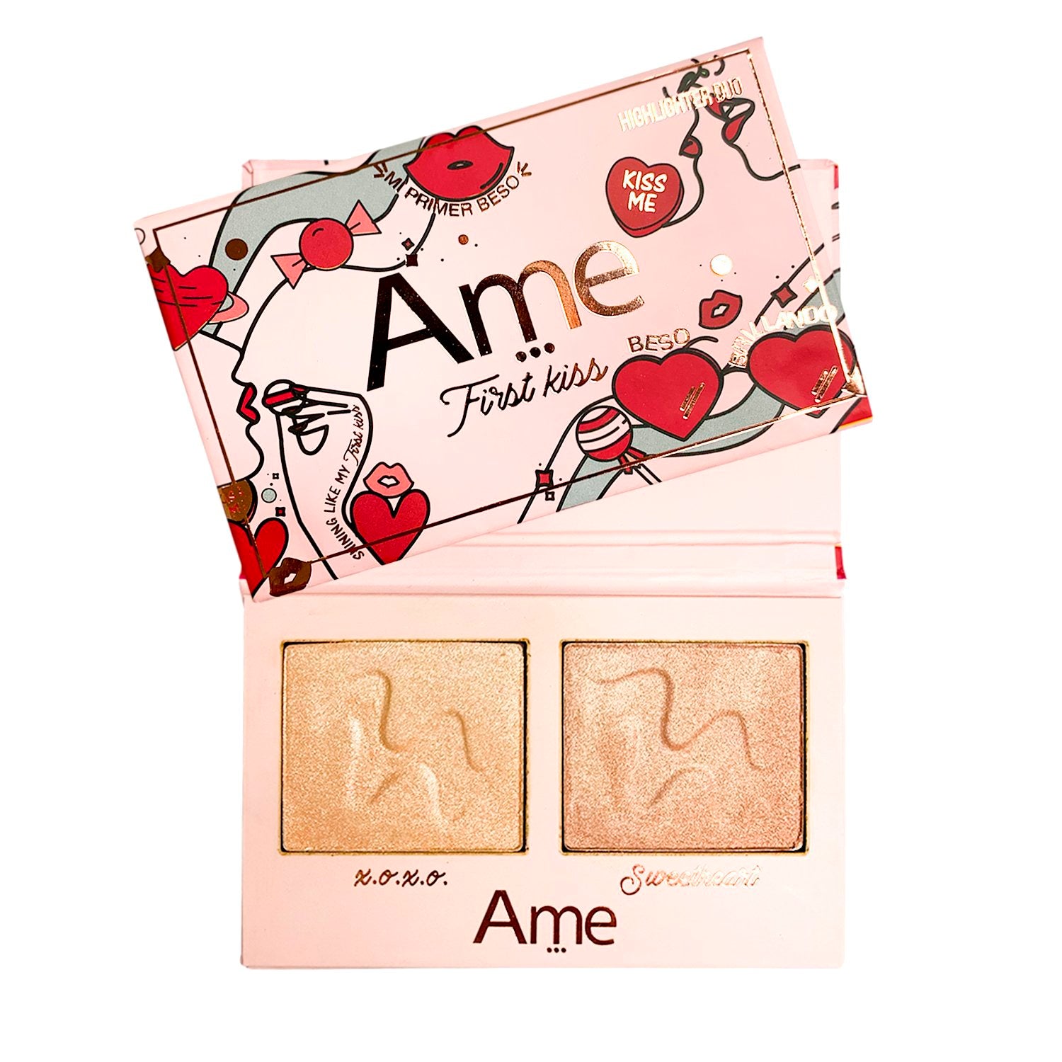 AME COSMETIC HIGHLIGHTER DUO