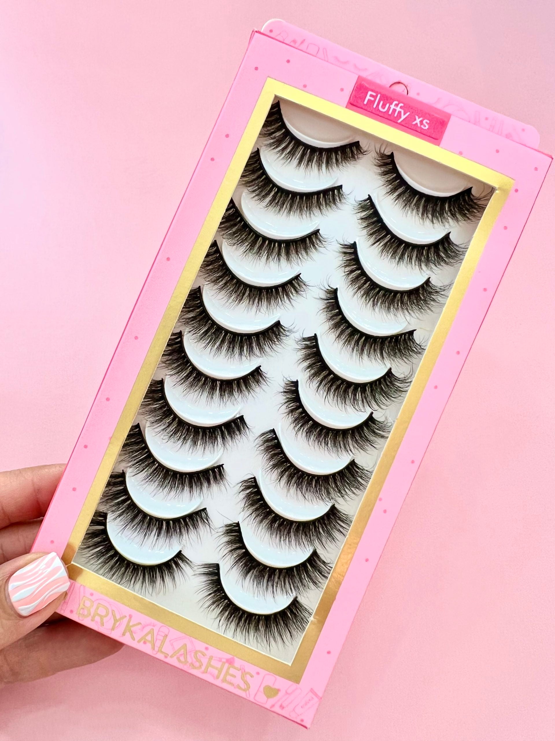 BRYKA COSMETIC 5D Fluffy XS x 10 pares