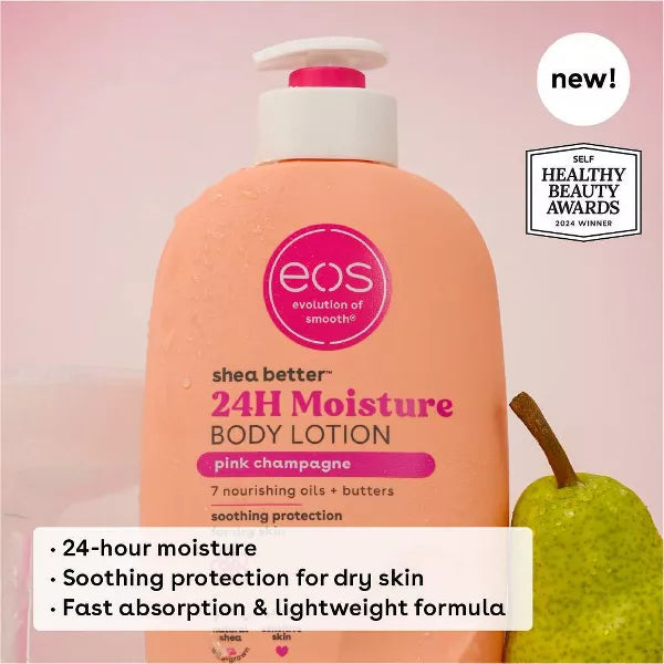 EOS Shea Better 24H Moisture Body Lotion - Pink Champagne - 16oz