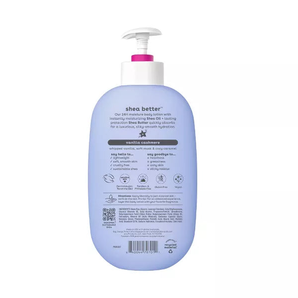 EOS Shea Better Moisture Body Lotion - Vanilla Cashmere - 16 fl oz