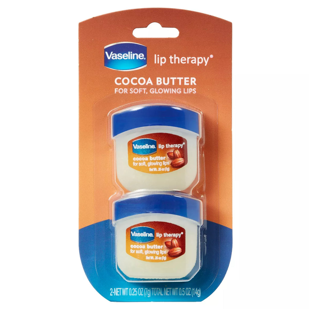 Vaseline Lip Therapy Cocoa Butter Twin Pack - 2ct/0.5oz