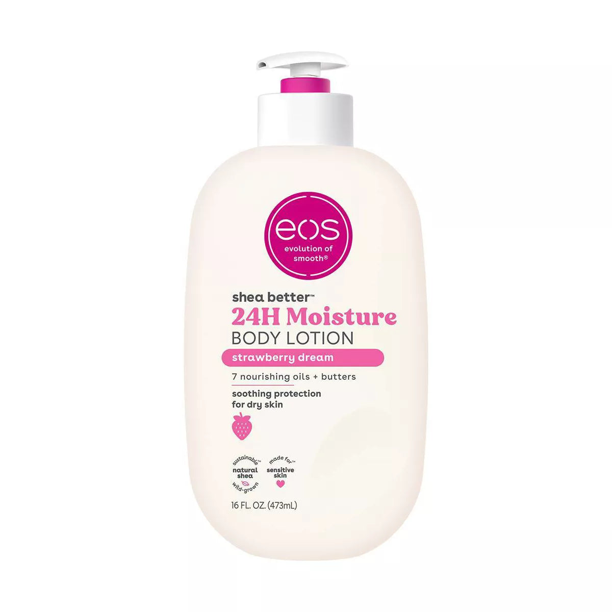 EOS Shea Better 24H Moisture Body Lotion - Strawberry Dream - 16oz